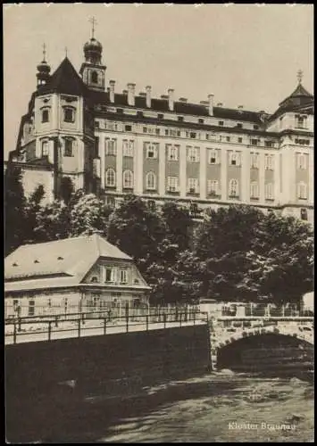 Postcard Braunau Broumov Benediktiner-Kloster 1963