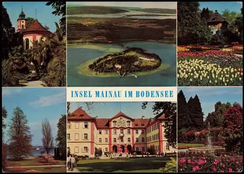 Ansichtskarte Konstanz Luftbild Insel Mainau Parkanlagen MB 1972