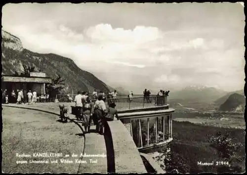 Eben am Achensee Rasthaus KANZELKEHRE an der Achenseestraße Fotokarte 1961
