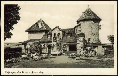 Ansichtskarte Wolfhagen Gatshaus auf dem Grauen Berg 1959  Bez. Kassel