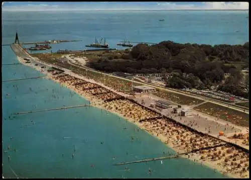 Ansichtskarte Cuxhaven Luftbild Döse 1963