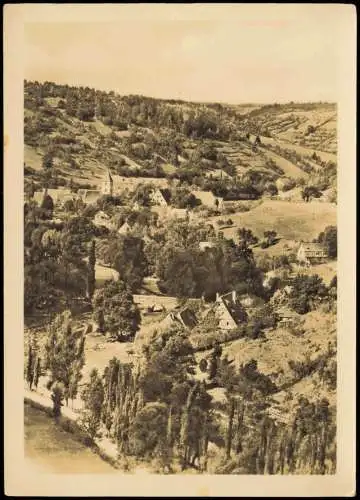 Ansichtskarte Rothenburg ob der Tauber Blick nach Detwang - Fotokarte# 1940