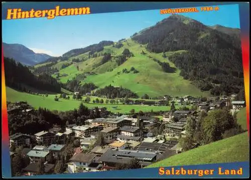 Ansichtskarte Saalbach-Hinterglemm Blick auf die Stadt 2008