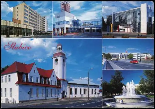 Postcard Slubice Słubice Stadtteilansichten 2009
