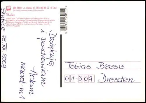 Postcard Slubice Słubice Stadtteilansichten 2009