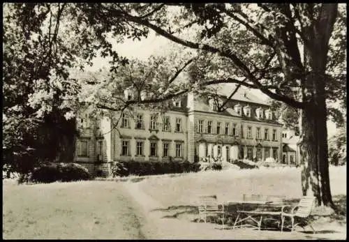 Ansichtskarte Doberschau-Gaußig Dobruša-Huska Schloß Erholungsheim 1975