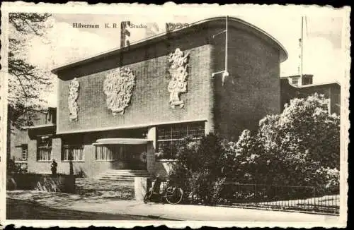 Postkaart Hilversum Hilversum K. R. O. Studio 1955