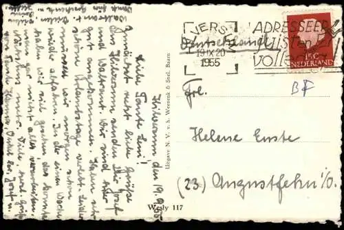 Postkaart Hilversum Hilversum K. R. O. Studio 1955