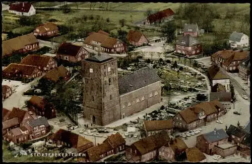 Ansichtskarte Marienhafe Luftbild Luftaufnahme 1960