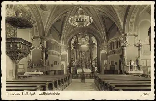 Neukirchen beim Heiligen Blut Innenansicht Kirche Wallfahrtskirche 1951