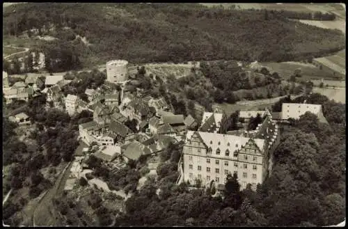 Ansichtskarte Lichtenberg (Odenwald) Luftbild Fliegeraufnahme 1958