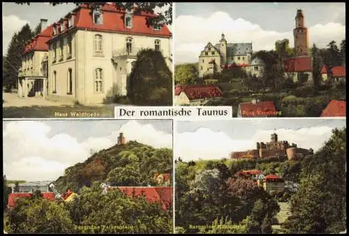 Ansichtskarte Kronberg / Cronberg (Taunus) Haus Waldfriede Burg 4 Bild 1954