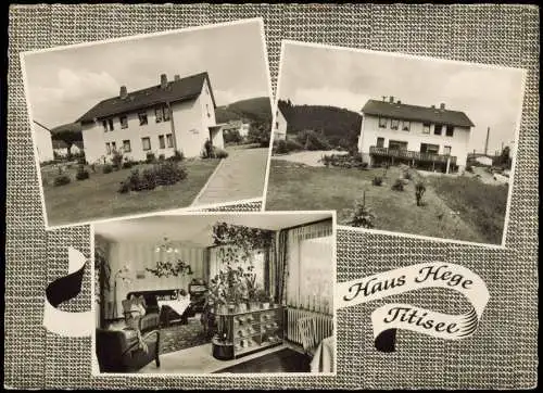 Ansichtskarte Titisee-Neustadt Haus Hege Bahnhofsweg Mehrbild Fotokarte 1971