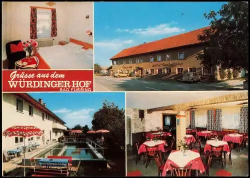 Würding-Bad Füssing Würdinger Hof 4 Bild Schwimmbad Gastraum 1976