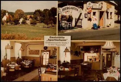 Ruppersdorf Gasthof Sportlerheim Großhennersdorfer Straße (Mehrbildkarte) 1990