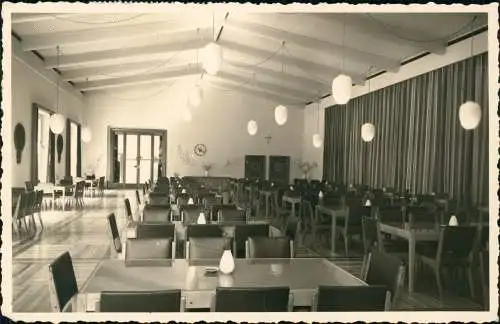 Ansichtskarte Obertraun Speisesaal / Veranstaltungssaal 1965