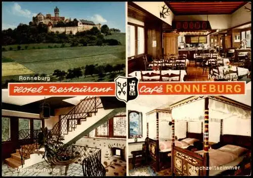 Altwiedermus Hotel-Restaurant Café RONNEBURG bei Altwiedermus Kr. Büdingen 1970
