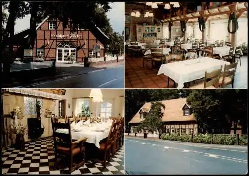 Lippramsdorf-Haltern am See Mehrbildkarte Cafe Restaurant Landhaus Föcker 1980
