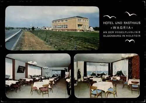 Oldenburg in Holstein Mehrbild-AK Hotel "WAGRIA" Inhaber Siegfried Callsen 1970