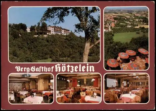 Kunreuth Mehrbild-AK mit Hotel-Café-Restaurant Berg Gasthof Hötzelein 1975