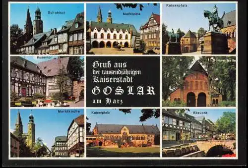Ansichtskarte Goslar Gruß aus der tausendjährigen Kaiserstadt 1975