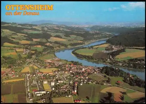 Ansichtskarte Ottensheim Luftbild 1984