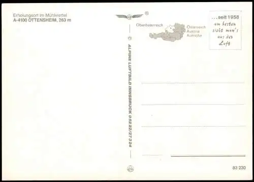 Ansichtskarte Ottensheim Luftbild 1984