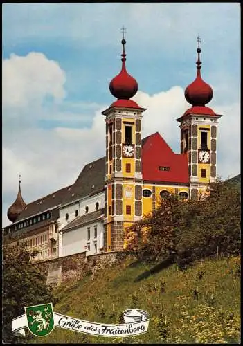 Ansichtskarte Frauenberg-Leibnitz Partie an der Kirche 1985