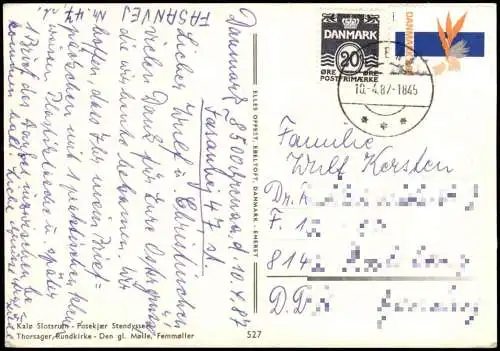 .Dänemark - Thorsager Rundkirke - Den gl. Mølle, Femmøller 4 Bild 1987