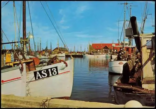 Postcard Grenaa Jütland Hafen 1988