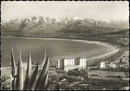CPA Calvi Corse La plage et le fond du Golf 1963