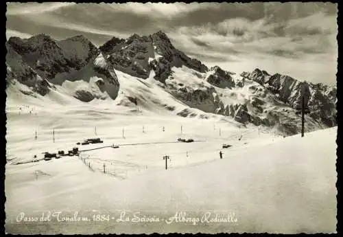 Sulztal Val di Sole Passo del Tonale La Sciovia Albergo Redivalle Winter 1961
