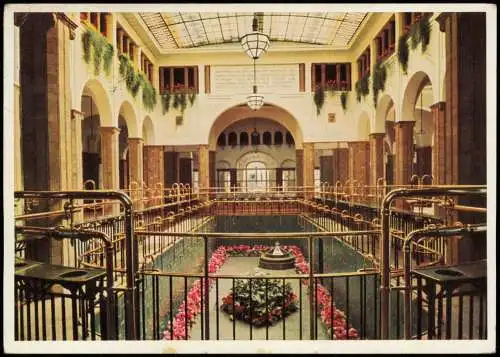 Ansichtskarte Bad Kissingen Brunnenhalle 1974