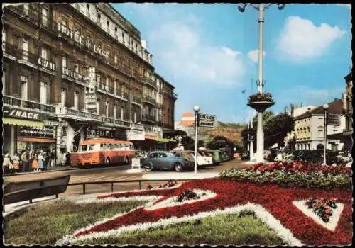 CPA Valence sur Rhone Place de la République. Autos Bus 1961