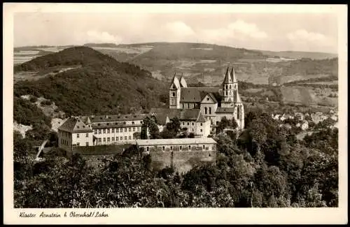 Ansichtskarte Obernhof (Lahn) Blick auf Kloster Arnstein 1959