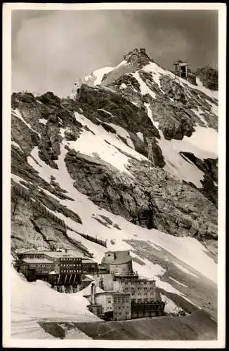 Garmisch-Partenkirchen Bayrische Zugspitzbahn Schneefernerhaus 1954
