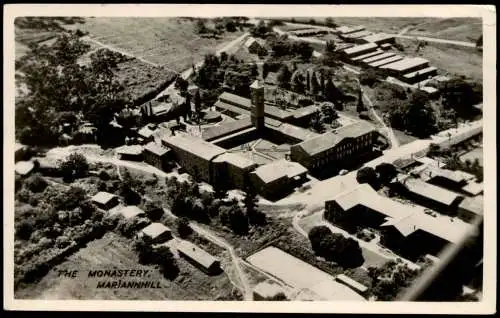 Postcard Pinetown Marianhill Monastery Cathedral Luftbild 1966