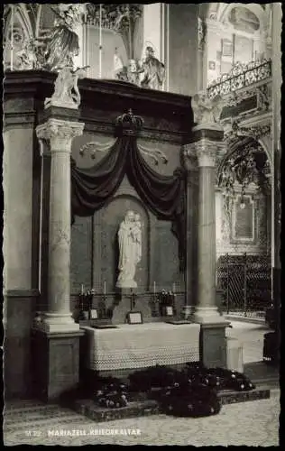 Ansichtskarte Mariazell Kriegeraltar - Fotokarte 1962