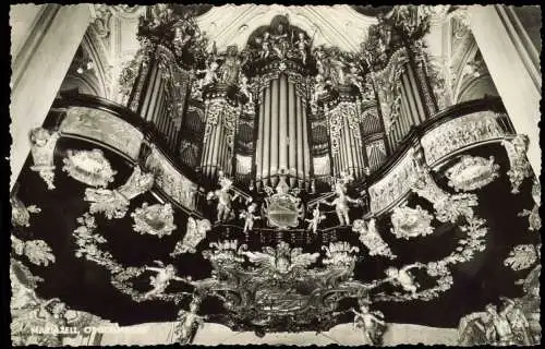 Ansichtskarte Mariazell Gnadenkirche - Orgel Gesamtansicht Fotokarte 1962
