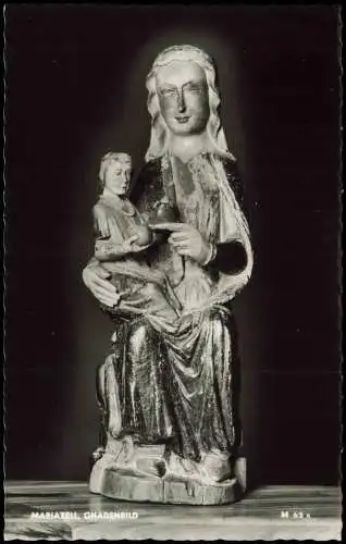 Ansichtskarte Mariazell Gnadenkirche Maria Jesus Gnadenbild 1962