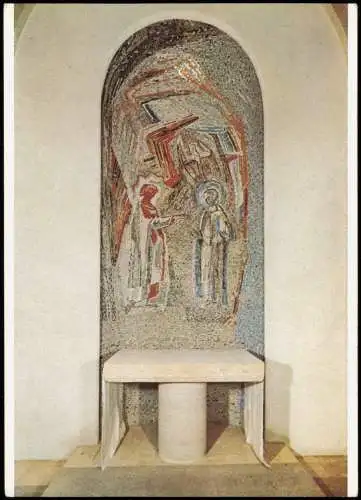Billerbeck Abtei Gerleve Mosaik von L. Baur Maria Verkündigung 196