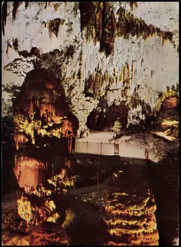 Postcard Adelsberg Postojna Höhlen von Postojna / Postojnska jama 1963