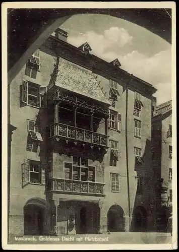 Ansichtskarte Innsbruck Goldenes Dachl 1951