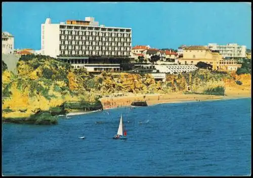 Postcard Alvor Praia da Rocha HOTEL ALGARVE 1973
