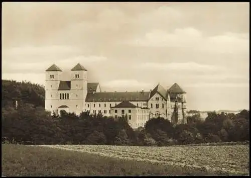 Ansichtskarte Billerbeck Abtei Gerleve   1961  gel Landpoststempel ü. Coesfeld