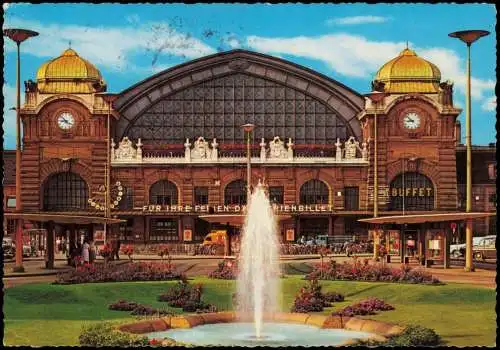 Ansichtskarte Basel Zentralbahnhof 1967