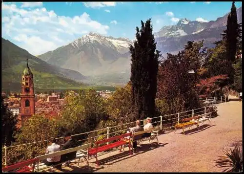 Cartolina Meran Merano Passeggiata Tappeiner 1962