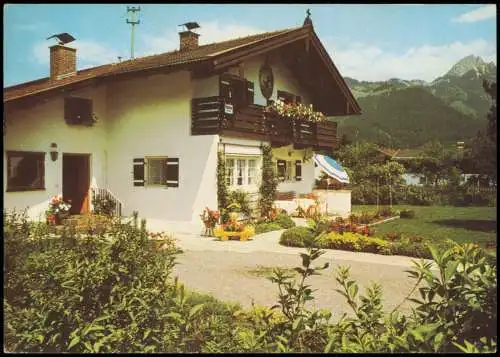 Ansichtskarte Geitau-Bayrischzell Haus Anna Thaler 1970