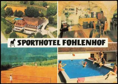 Ansichtskarte Obernzell Sporthotel Fohlenhof 4 Bild 1989