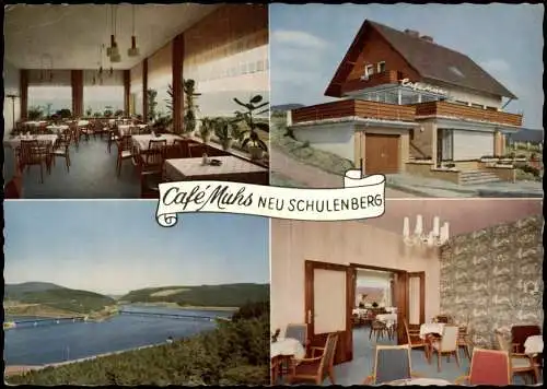 Ansichtskarte Schulenberg-Clausthal-Zellerfeld 4 Bild Cafe Muhs Harz 1972